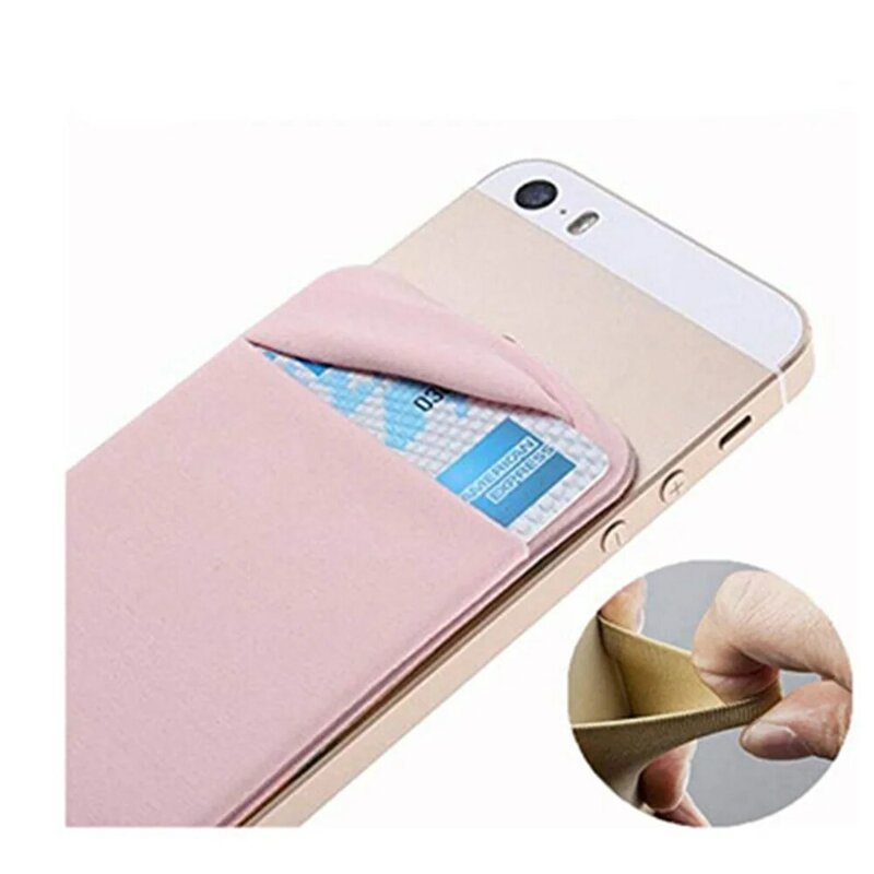 Kreatywny pokrowiec na telefon komórkowy kobiety mężczyźni kredytowy etui na dowód osobisty biznes kieszonkowy kij Mini portfel na karty kieszonkowe
