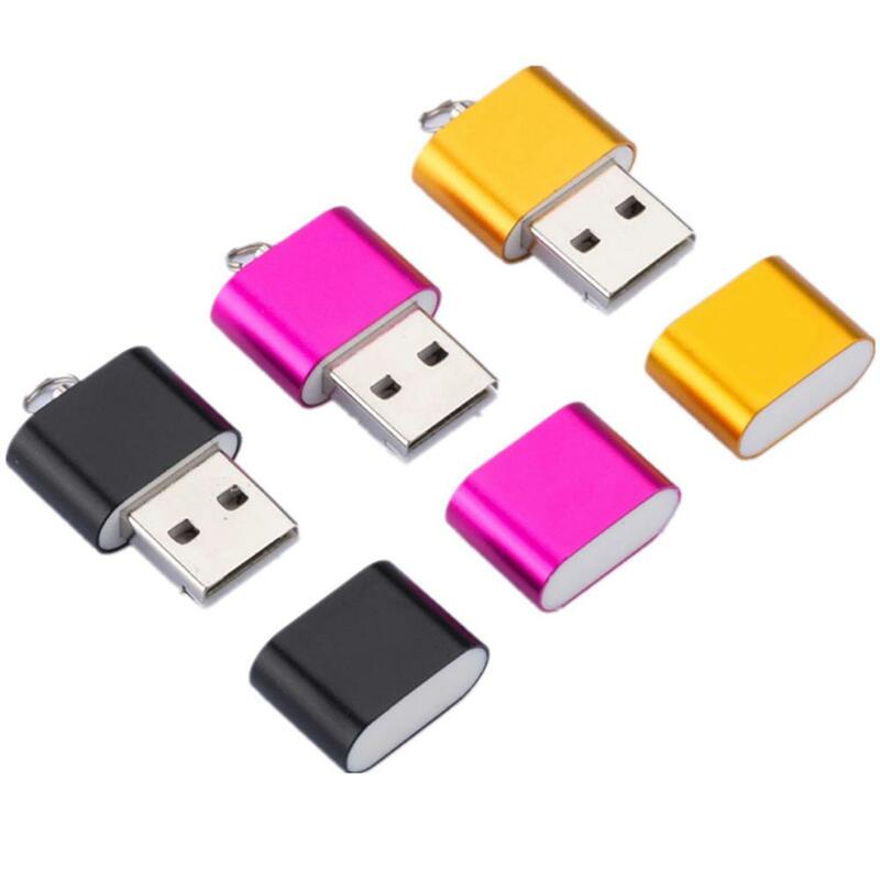 Mini Memory Card Reader para PC, adaptador USB, alta velocidade, 2 0 interface, TF, T Flash
