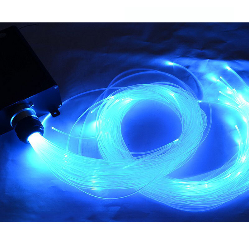Câble à fibre optique d'éclairage en plastique PMMA, lueur d'extrémité, diamètre de 2700mm, livraison gratuite express, 0.75 m/rouleau
