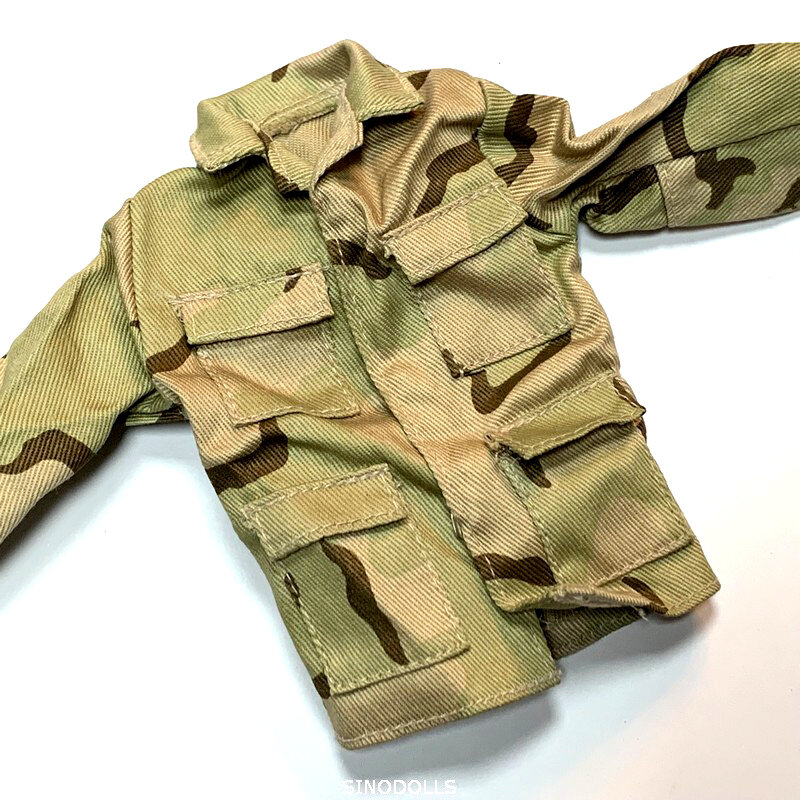 New 1/6 Scale Accessories Clothes Soldier Desert Uniforms set For 12" Military Action Figure