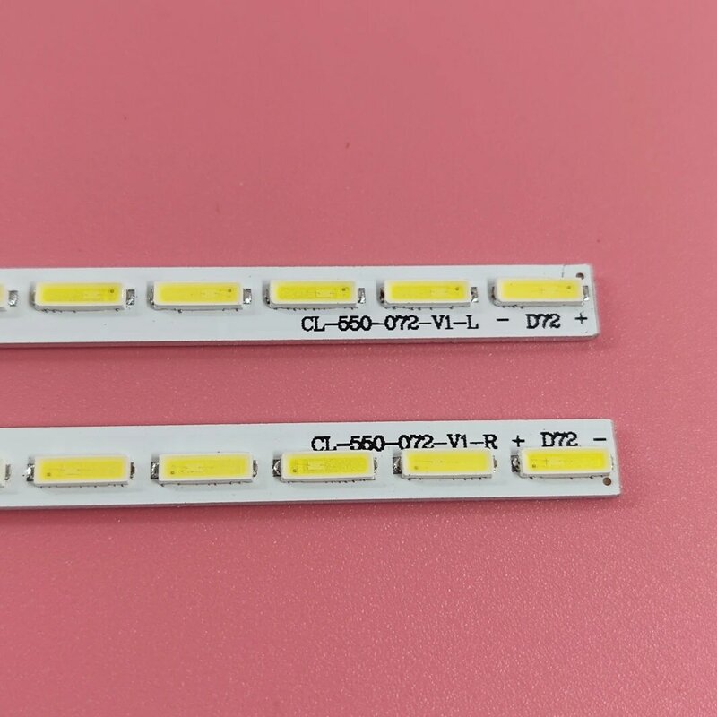LED Backlight Strip 72โคมไฟสำหรับ Phi Li P 55 "ทีวี CL-550-072-V1-L CL-550-072-V1-R 11800822 LK10024666-AO 55PUS7101 55pus710a