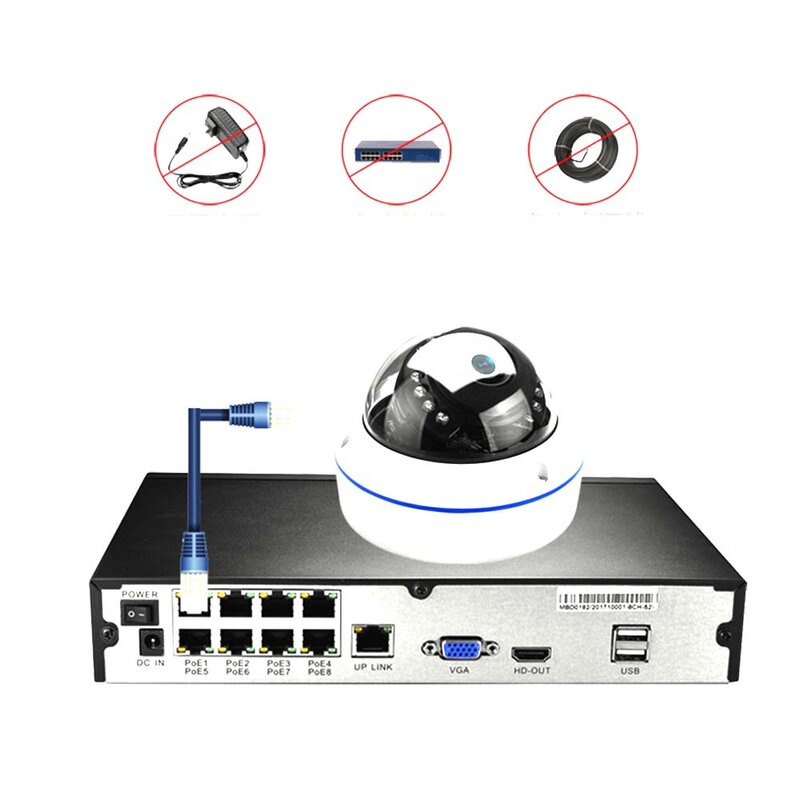 HD 1080P Gerak Mendeteksi Inframerah Malam Visi Nirkabel Wifi Dome IP Camera ONVIF POE Outdoor 12V IR Kecepatan CCTV Dome Keamanan