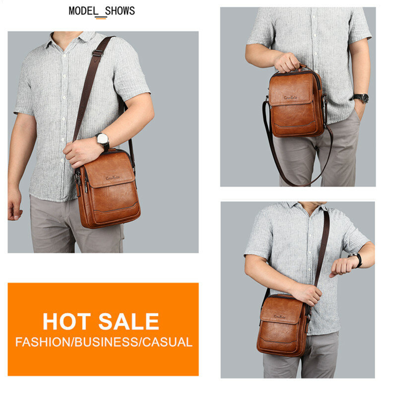 Брендовые мужские сумки Celinv Koilm, 100% Высококачественная кожаная сумка-мессенджер через плечо для мужчин, модная повседневная сумка-тоут через плечо, новый стиль