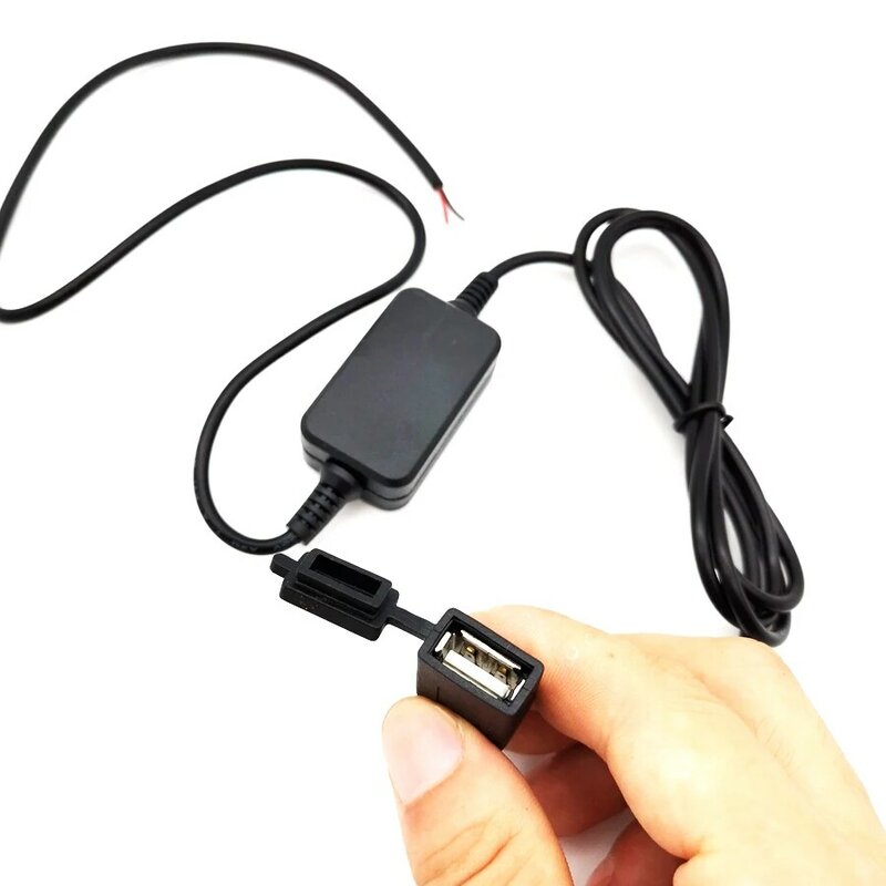 DC 12V to 5V Motorcycle Dual USB Charger Power Adapter Waterproof