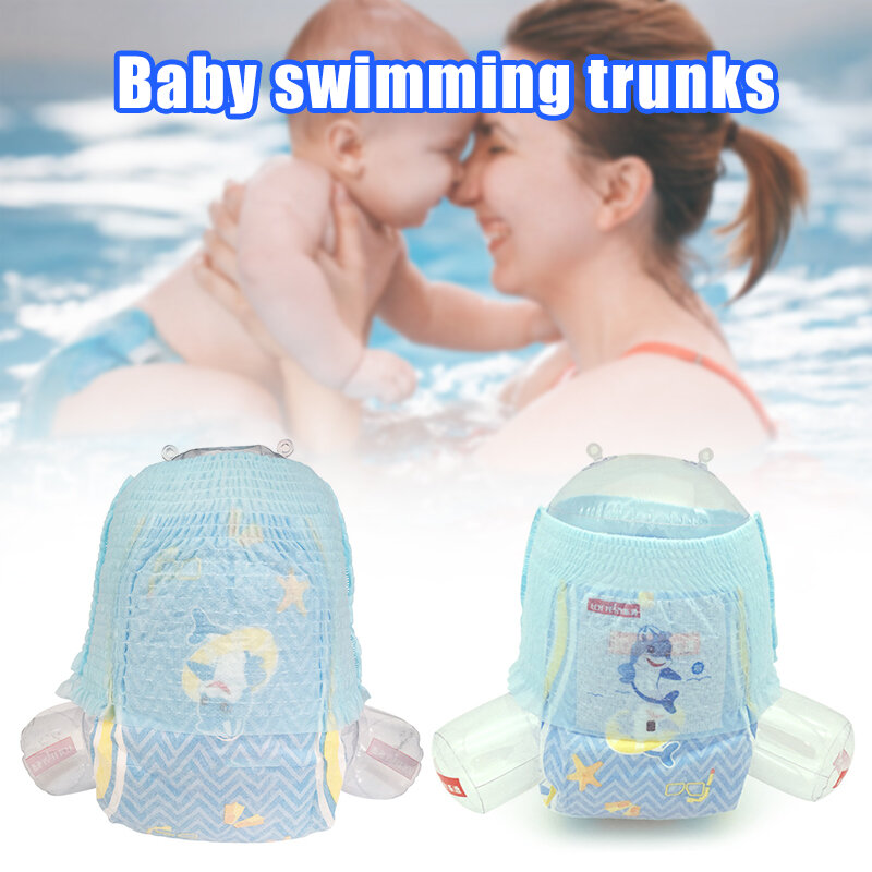 2024 Baby Disposable Swim Diapers Waterproof Diapers Infant Swimming Diapers 5Pcs