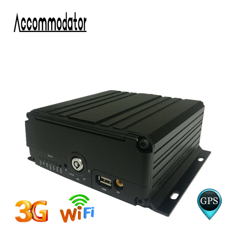 Fahrzeug Auto Anhänger Lkw Taxi Schule Bus AHD 1080P HDD SD Karte 4 Kanäle Mobile DVR mit GPS 3G WiFi