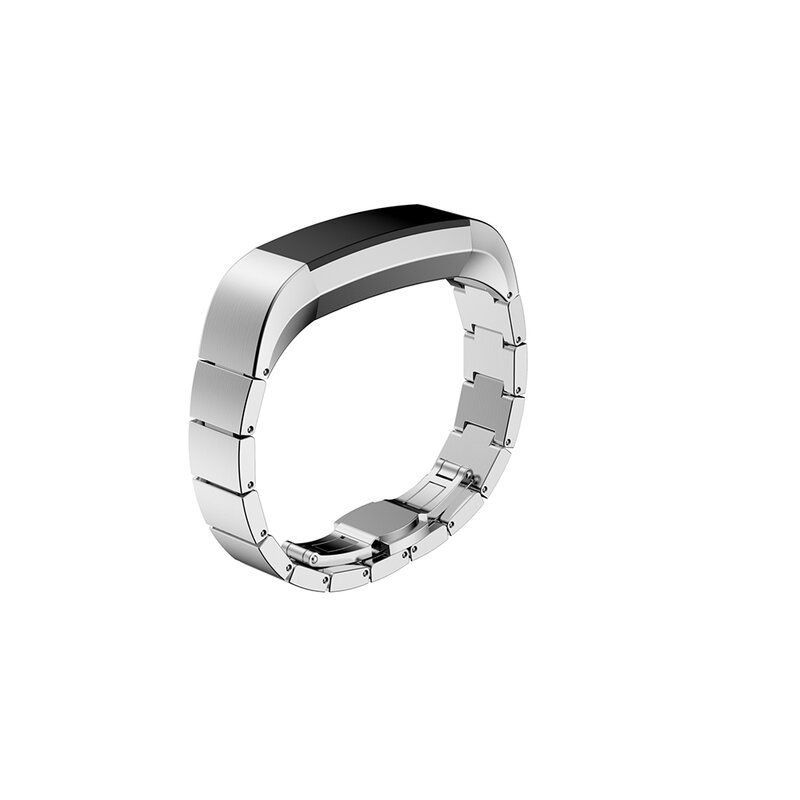 Alta qualidade de metal aço inoxidável pulseira para fitbit alta moda relógio acessórios banda link cinta para fitbit alta hr bracel