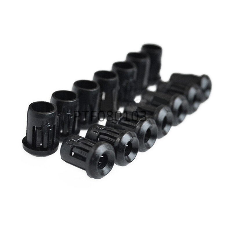 Support de Diode de lampe LED en plastique noir, 500 pièces, 3mm/5mm/8mm/10mm, monture à Clip de lunette noire