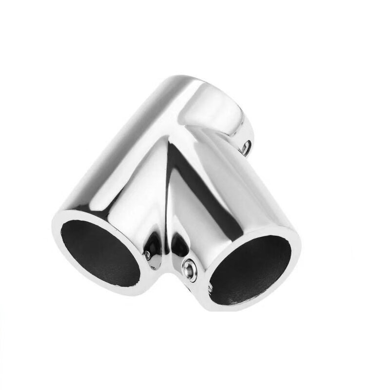 High Quality Boat Hand Rail Fitting - 60 Degree Tee- 316 Marine Stainless Steel 22mm25mm Water Sports Rowing Boats Accessories