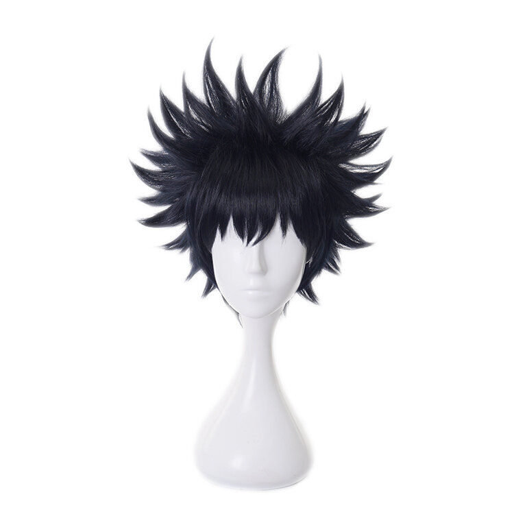 20201 парик для косплея аниме джуютсу кайсен Megumi Fushiguro синтетический парик для Хэллоуина рождественской вечеринки ролевых игр + бесплатная шапочка для парика