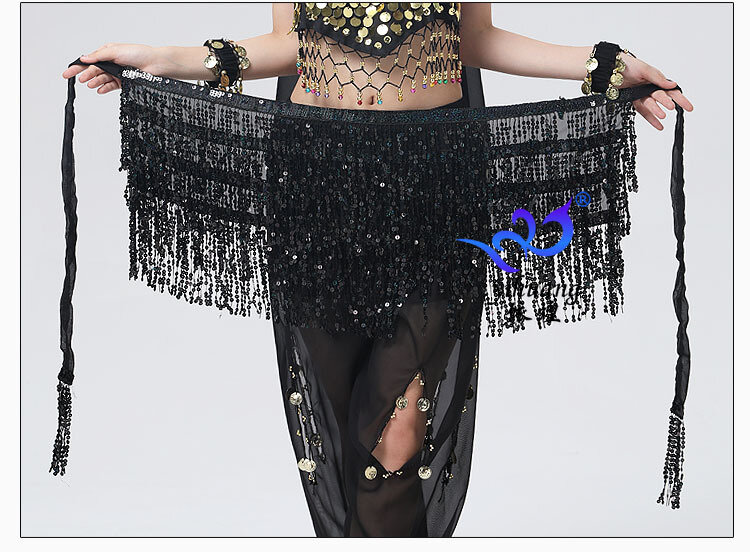 Женская юбка с бахромой в стиле бохо, Привлекательная юбка с блестками и бахромой для танца живота, набедренная юбка с запахом и поясом, юбка для выступлений, 2021