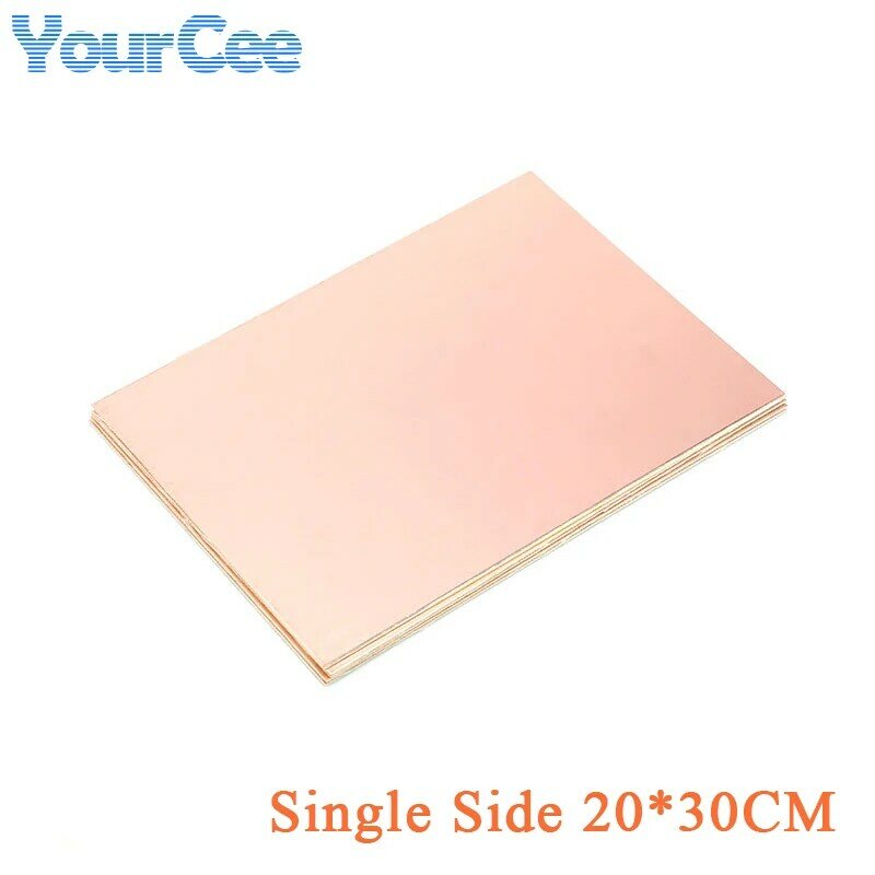 20X30cm Single Side Copper Clad Plate DIY PCB Kit Laminate Circuit Board 30cm*20cm 200*300mm 200x300mm 20*30