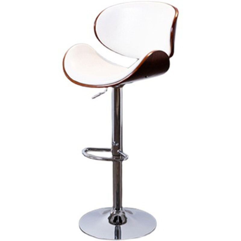 Chaise de bar moderne simple, tabouret haut à dossier, pour café, thé au lait, réception