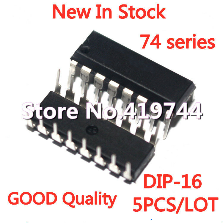5PCS/LOT SN74LS162N 74LS162 SN74LS162AN HD74LS162P DIP-16 Synchronous 4-digit counter In Stock NEW original IC