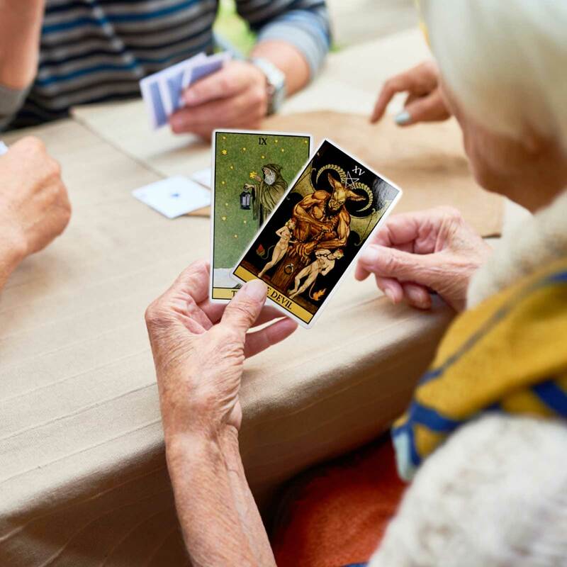 Karty tarota przed tarotem tablica interaktywna gry pełna angielska wersja na imprezę gry planszowe gry planszowe Palying karty prezent