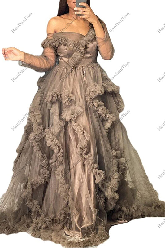 Женское плиссированное платье для выпускного вечера без бретелек, длинное платье для фотосъемки для беременных, 2024
