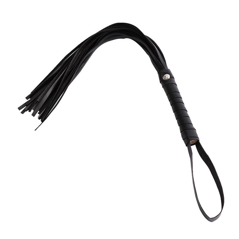Faux Leather Whip Racing Riding Crop Party Flogger Queen Black Horse Riding Whip