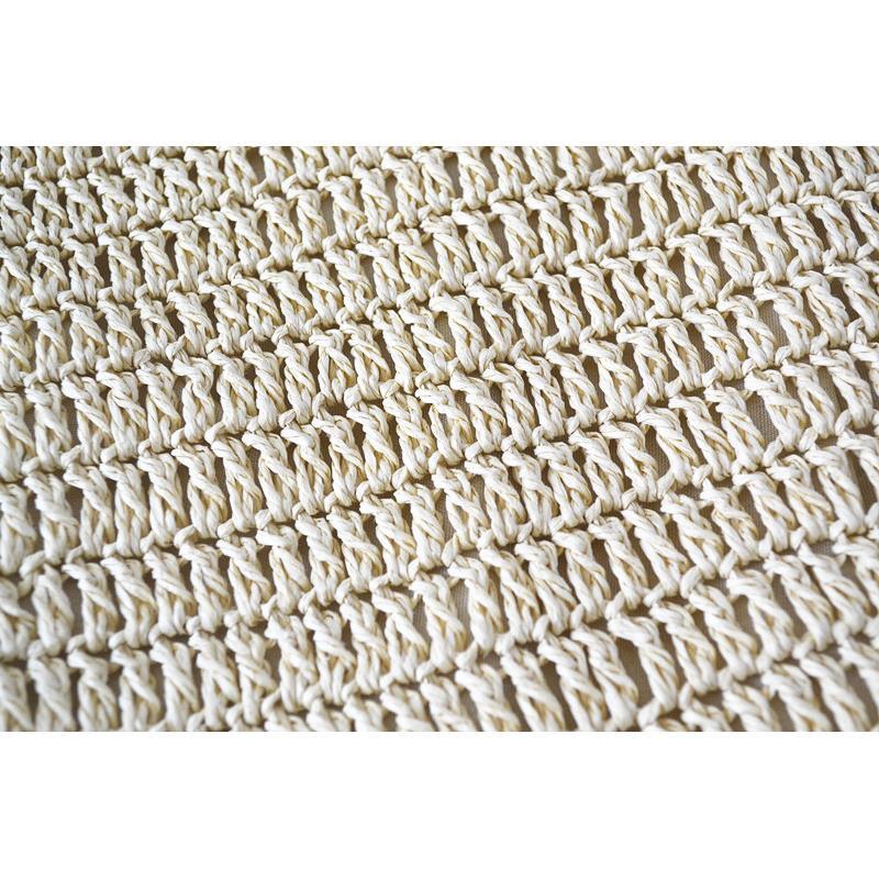 22.5x23CM Straw Bag Small Column Handicraft Crochet Straw Female Summer Vacation Bag a6261