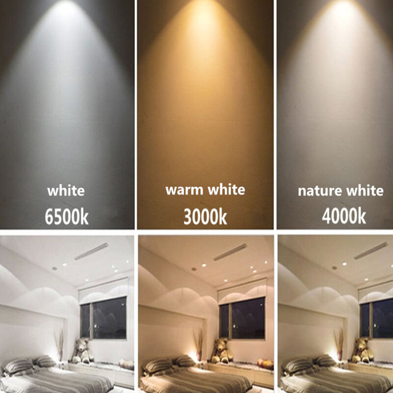 Inda-Ampoule LED Blanc Naturel, 4000K, Blanc Chaud, 6500K, 3000 V, 110V, 220V, 5W, 7W, 9W, 12W, 15W, Moteurs à T-shirts d'Massage, Lampe Boule
