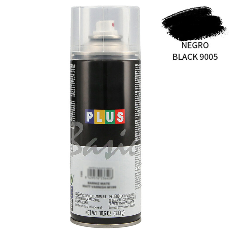 400Ml Acryl Verf Spray, Sneldrogende Zonder Bubbels, Standaard, Schip Uit Europa, Zwarte Kleur 9005