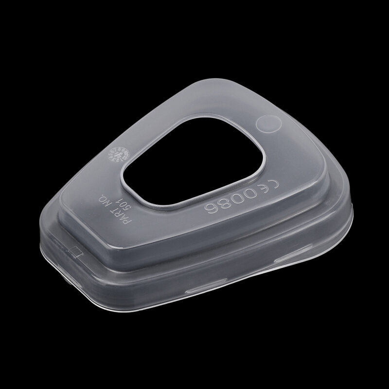 Anti-poeira Retainer Case, parte do respirador de segurança, adaptador do filtro, tampa plástica, 3 * M, 501, 6800, 6001, 5N11, 5P71, 7502, 6200, 10pcs