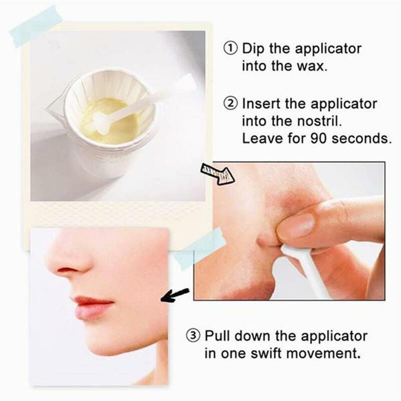 Nose Hair Wax Kit Effective and Safe Nose Hair Removal Women For Men and Set J4Z8