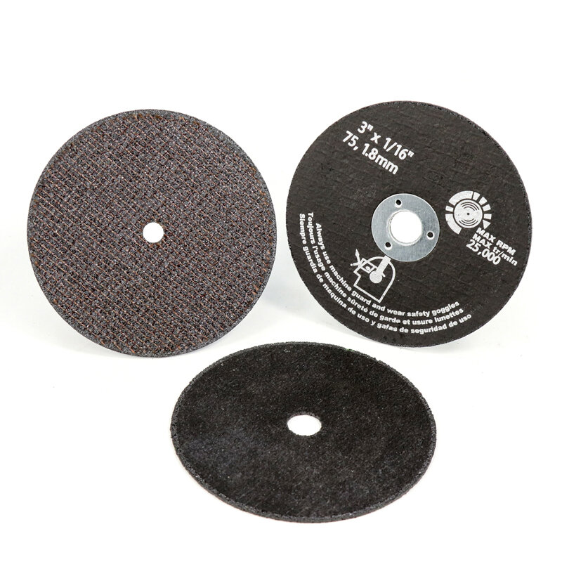 Discos de corte de muela de 75mm, hoja de sierra Circular para corte de Metal, disco de corte de fibra, herramientas abrasivas