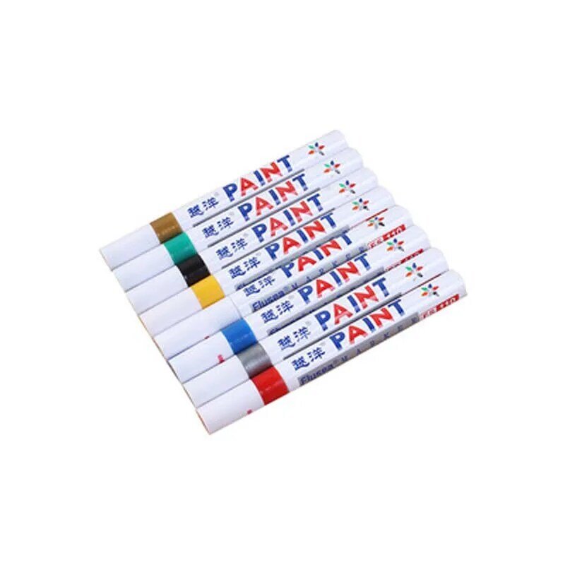 Motorcycle Auto Car Wheel Tyre Tire Pen Marker Paint Waterproof Colorful Car Wheel Tyre Tire Tread Paint Markers Car Accessories