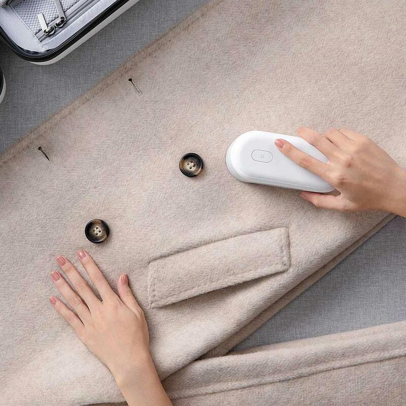 Xiaomi-eliminador de pelusas Mijia para ropa, Afeitadora eléctrica portátil de bolas de pelo, afeitadora de tela para alfombras