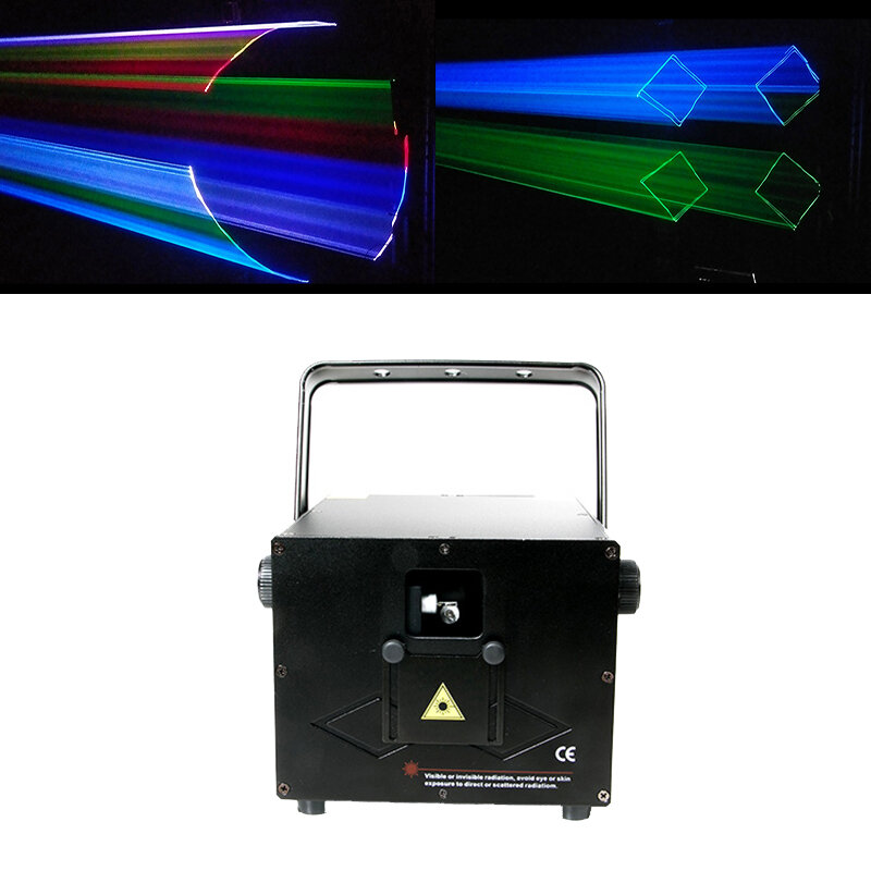 Potężny 1000mw RGB cartoon Laser liniowy kwiat zwierząt taniec skaner światła strona główna DJ oświetlenie sceniczne KTV pokaż laser