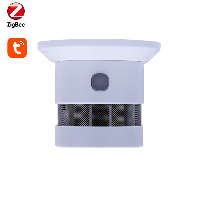 Kitchen Use Tuya Zigbee3.0 Smoke Sensor Fire Alarm Detector Photoelectric Control By Smart Life App