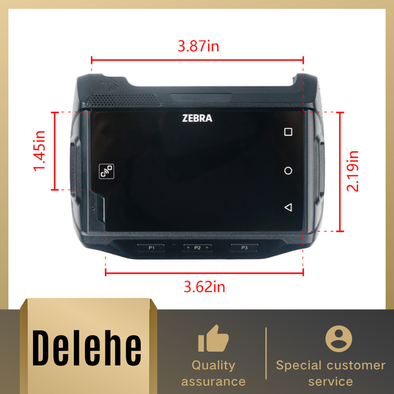 Pantalla LCD y táctil con cubierta frontal de repuesto para ZEBRA WT6000, WT60A0, entrega gratuita