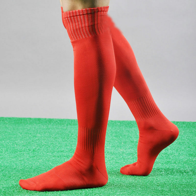 ผู้ชายกีฬาฟุตบอลฟุตบอลถุงเท้ายาวกว่าเข่าถุงเท้าเบสบอลฮอกกี้กีฬาถุงเท้ากลางแจ้งถุงเท้า