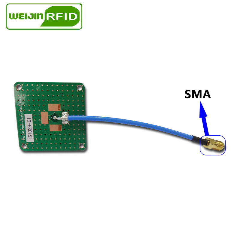 Antena pequeña UHF RFID 902-928MHz VIKITEK VA25, ganancia de polarización circular 1,5 dBi de corta distancia
