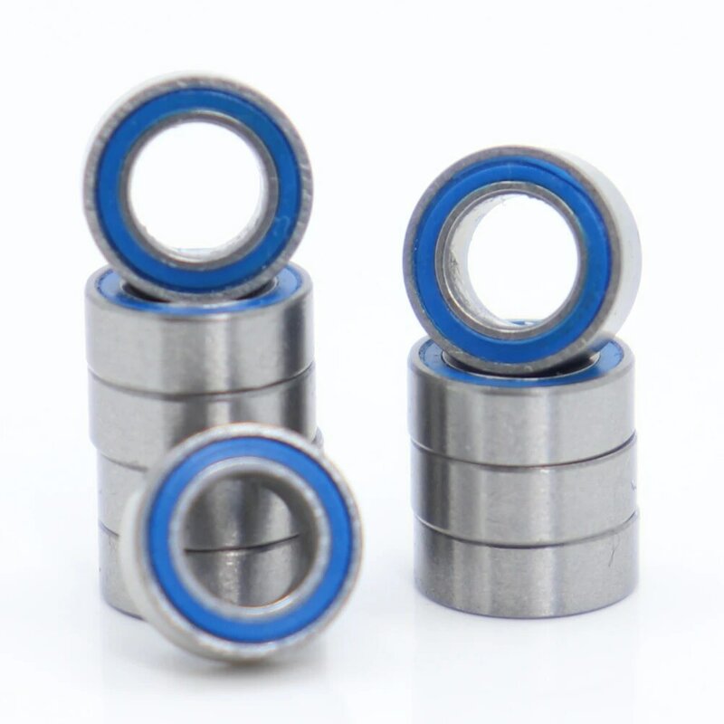MR74RS Bearing ABEC-3 (10PCS) 4*7*2.5 mm Miniature MR74-2RS Ball Bearings RS MR74 2RS With Blue Sealed L-740D