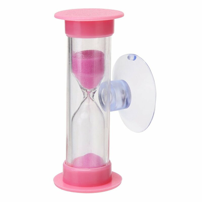 3 Minutes Kids Teeth Brushing Timer With Suction Cup Home Decoration Handmade Hourglass Children's Brushing Timer Home Care