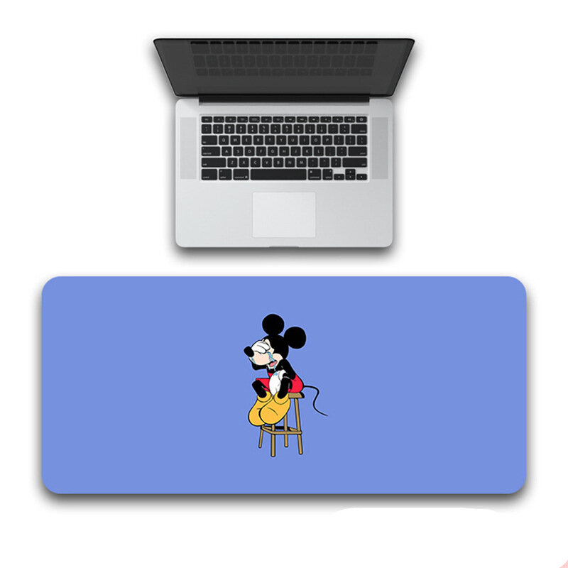 Pink Mickey Mouse Pad 80X30 Cm Besar Minnie Gamer Tikar Tahan Air Meja Tikar Komputer Mousepad Keyboard Cover Meja hadiah Ulang Tahun