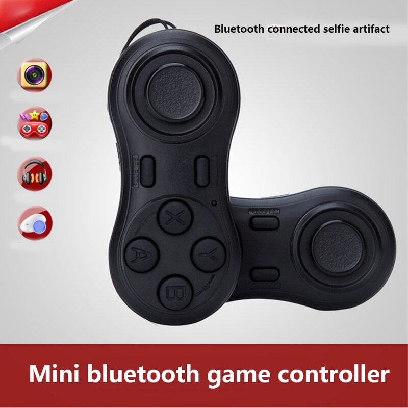 2019 novo estilo multi-função bluetooth mini gamepad controle remoto para tablet telefone móvel ppt auto-temporizador vr controle de jogo
