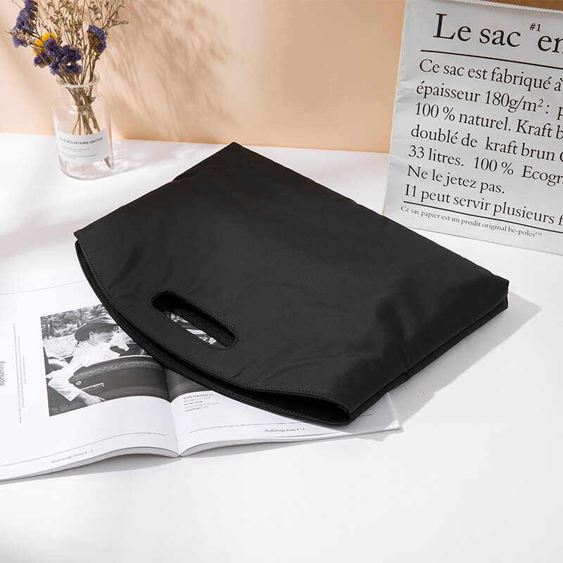 나일론 비즈니스 휴대용 서류 가방, 한국 패션 A4 파일 메신저 가방, 여성 전문 컴퓨터 가방