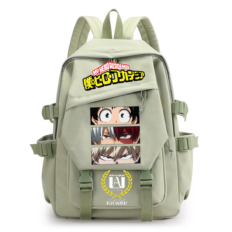 2022 my hero 아카데미 애니메이션 학교 가방, 하라주쿠 캐주얼 그래픽 소녀 학교 가방