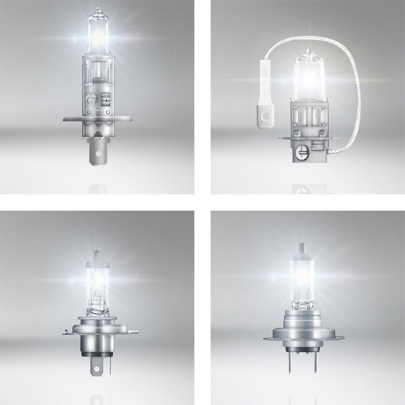 OSRAM-Lampe de camion standard, ampoule halogène antibrouillard, lumière de sauna d'origine, qualité OEM 1x, H1, H4, H3, H7, 24V, 70W, 100W, 3200K