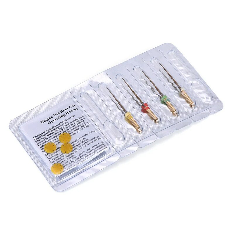 Dental Reciprocating Endodontic Root Canal Niti Primary File Dental Endo Rotary Files Wave OneGold for Root Canal Preparation