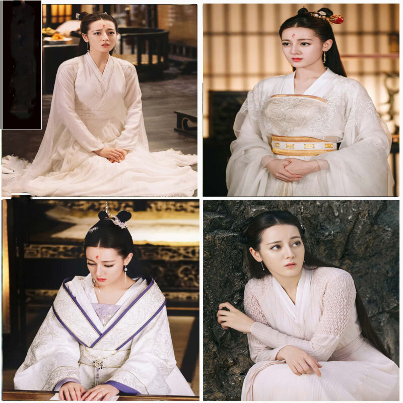 12 designs de feng jiu cheng yu feminino., fantasia de princesa de fada immorta, raposa e princesa para play de tv.