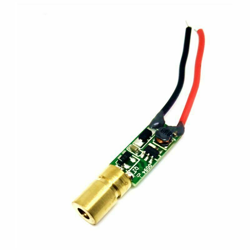 3pcs 5mw 515nm 520nm Mini modulo punto diodo Laser verde 6x10.5mm