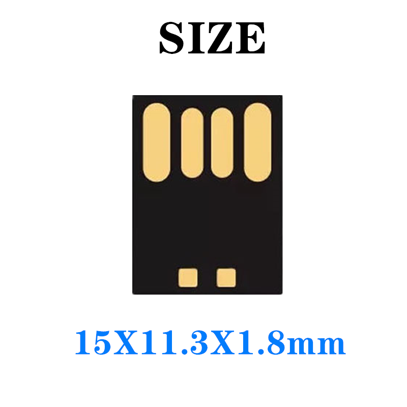 Memoria flash impermeable de 8, 16, 32 y 64GB, USB 2,0, corto, lungo, bordo, Udisk, chip semifinito, pendrive all'ingrosso