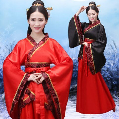 Abbigliamento Vintage 2 pezzi abito retrò in raso cinese Set abito da donna Tang abito manica Kimono abiti tradizionali cinesi per donna