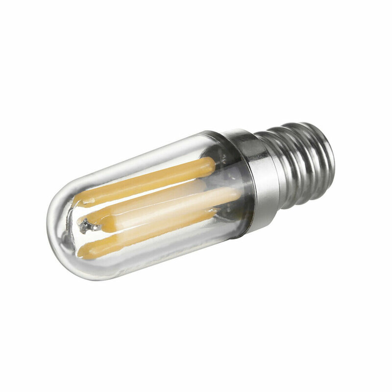 1W 2W 4W COB Dimmable Lampu Dingin/Hangat Putih 110V 220V Mini E14 e12 LED Kulkas Freezer Filamen