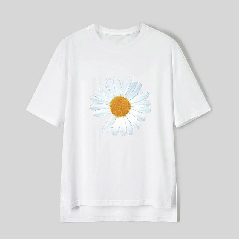 NEW Small Daisies Patches For Clothing Diy T-shirt Heat Transfer Patches Fashion Iron Transfer Set Flower Decorative Sticker