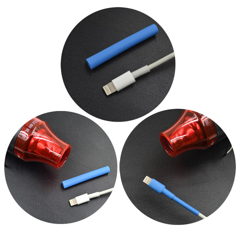Kit de tubes thermorétractables en polyoléfine colorée, gaine de câble 2:1, rétractable, pour câble électrique de voiture, isolation