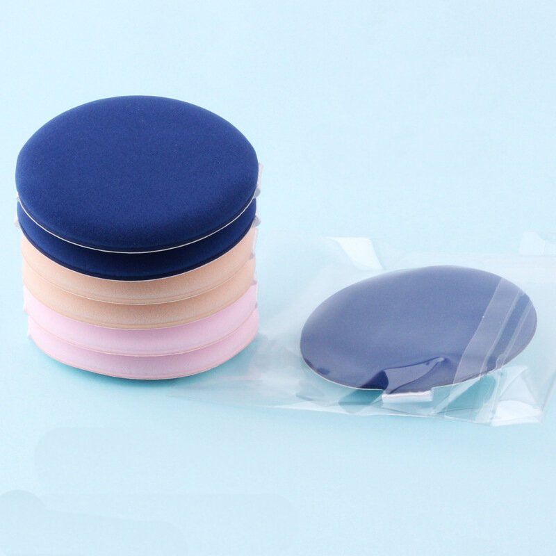 3 pçs cosméticos sopro de ar almofada em pó sopro não-látex seco e molhado duplo-purpose bb creme especial redonda esponja sopro maquiagem ferramenta